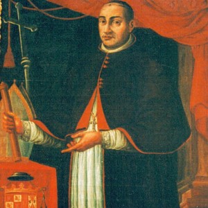 Retrato del arzobispo Hernando de Aragón (1539-1575) en la galería del salón del Trono del palacio arzobispal. 